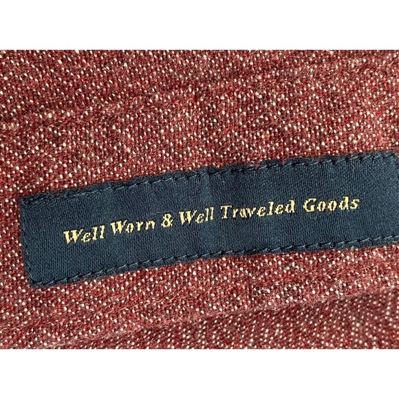 Roark Revival Ritual Button Up Shirt Men's S Heather Burgundy Long Sleeve - Picture 11 of 16